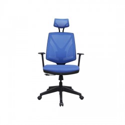 RFG Директорски стол Joy 034 HB, синя седалка, светлосиня облегалка