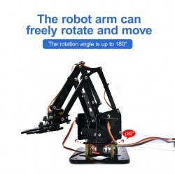 Робот keyestudio 4DOF Robot Arm Microbit Learning Kit STEM Programming