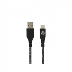 Кабел Tellur Green USB Тype-A към USB Type-C, 3A - Black