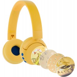 Безжични детски слушалки Buddyphones POPFun жълти
