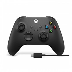 Безжични геймърски контролер Microsoft Xbox + USB-C кабел