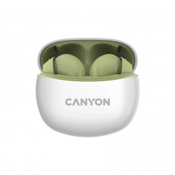 Изцяло безжични слушалки Canyon TWS-5 - Зелени