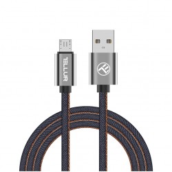 Кабел Tellur Denim USB към Micro-USB - 1м