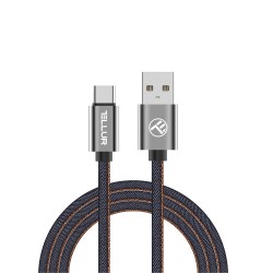 Кабел Tellur Denim USB към USB-C - 1м