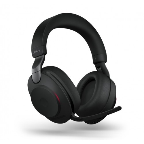 Jabra Evolve2 85 MS Teams Stereo Headset with USB Link380a Adapter - Black
