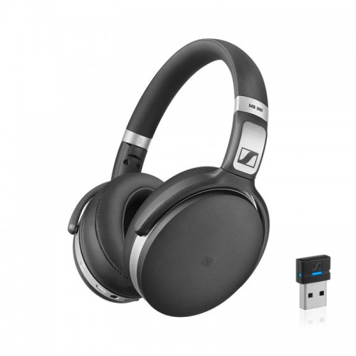 Професионални слушалки Sennheiser ADAPT 360 UC с USB Адаптер - Черни