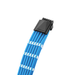 Кабел CableMod E-Series Pro ModMesh Sleeved 12VHPWR PCI-e Cable for Super Flower Leadex Platinum / Platinum SE / Titanium / V Gold Pro / V Platinum Pro, EVGA G7 / G6 / G5 / G3 / G2 / P2 / T2 (Light Blue, Nvidia 4000 series, 16-pin to Dual 8-pin, 600mm)