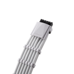 Кабел CableMod E-Series Pro ModMesh Sleeved 12VHPWR PCI-e Cable for Super Flower Leadex Platinum / Platinum SE / Titanium / V Gold Pro / V Platinum Pro, EVGA G7 / G6 / G5 / G3 / G2 / P2 / T2 (White, Nvidia 4000 series, 16-pin to Dual 8-pin, 600mm)