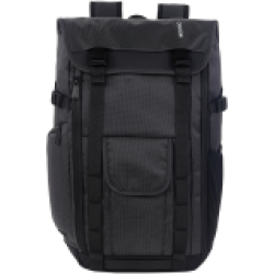Раница CANYON BPA-5, Laptop backpack for 15.6 inch, Product spec/size(mm):445MM x305MM x 130MM, Black, EXTERIOR materials:100% Polyester, Inner materials:100% Polyester, max weight (KGS): 12kgs