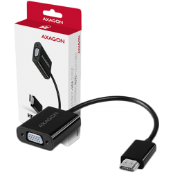 Видео адаптери AXAGON RVH-VGN, HDMI -> VGA Reduction / Adapter, FullHD