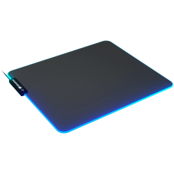Гейминг аксесоари COUGAR Neon, RGB Gaming Mouse Pad, HD Texture Design, Stitched Lighting Border + 4mm Thickness, Wave-Shaped Anti-Slip Rubber Base, Cloth / Nature Rubber, 350 x 300 x 4 mm