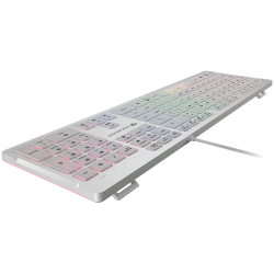 Гейминг клавиатура COUGAR Vantar S White, Gaming Keyboard, Flat Caps With Scissor-Switch, 19-Key Rollover, Eight Backlight Effects, Anti-Ghosting Technology, Adjustable Stand, Dimensions: 446.5 x 128 x 16.3 mm