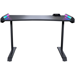 Gaming Desk COUGAR Mars 120 Gaming Desk, USB 3.0 x 1/ USB 2.0 x 1/ 3.5mm Audio jack x 2/RGB button, 1250x810x740(mm), Ergonomic & Scratch Resistant Gaming Space, Carbon Fiber Texture, Multifunctional Design, Dual-sided ARGB, Welded Steel Frame, Maximum St