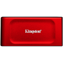 Външен SSD Kingston SSD 1TB XS1000 Red External USB 3.2 Gen 2 Portable Solid State Drive, EAN: 740617343748