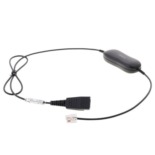 Jabra GN1215 QD to RJ9 connection cable for Avaya phones