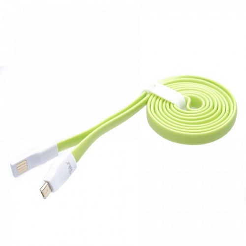 Магнитен кабел Tellur USB - Micro-USB, 120 см - зелен