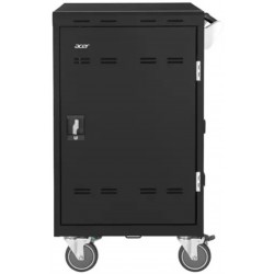 Зарядна станция за лаптопи ACER Charging cart 32 slots  supports Laptops  Chromebooks  Tablets up to 15.6    2 point steel locking mechanism Smart cycle charching technology  Streamlined cable and power management  Solid Steel