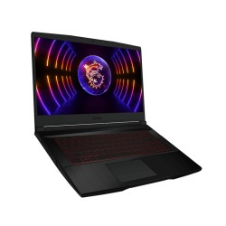  MSI Thin GF63 12UCX  15.6  FHD (1920x1080)  144Hz  IPS  i5-12450H (8C/12T  12 MB  up to 4.40 GHz)  8GB DDR4 (3200MHz)  512GB NVMe SSD Gen4x4  RTX 2050 4GB GDDR6  Intel WiFi 6  BT5.2  3 cell 52.4Whr  Red Backlit Gaming KBD  NO OS  2Y  Black