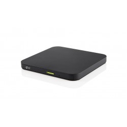  Hitachi-LG GP96YB70 Slimmest External DVD-RW  Super Multi  Lightest   Android Connectivity  Win 10 & MAC OS Compatible  Black