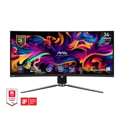  MSI MAG 341CQP QD-OLED  34   175Hz  0.03ms  UWQHD 3440x1440  Oled Care 2.0  Fanless Design with Graphene  ClearMR 9000  HDR True Black 400  KVM  250 nits  1500000:1  100M;1  DP (1.4a)  2x HDMI (2.1)  Type-C (DP alt. PD 15W)  USB HUB  Adj.Stand 100mm  VES