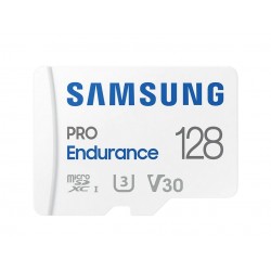  Samsung 128 GB micro SD PRO Endurance  Adapter  Class10  Waterproof  Magnet-proof  Temperature-proof  X-ray-proof  Read 100 MB/s - Write 40 MB/s