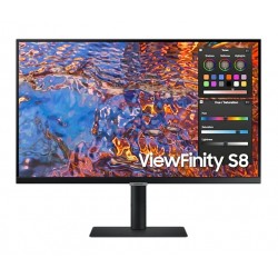  Samsung 27B800   27  IPS LED  60 Hz  5 ms GTG  3840x2160  300 cd/m2  Flicker Free  PBP  PIP  USB-C 90W  3xUSB 3.0  Display Port 1.4  2xHDMI 2.2  Black