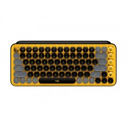  Logitech POP Keys Wireless Mechanical Keyboard With Emoji Keys - BLAST_YELLOW - US INT L - INTNL