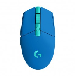  Logitech G305 Wireless Mouse  Lightsync RGB  Lightspeed Wireless  HERO 12K DPI Sensor  400 IPS  6 Programmable Buttons  Blue