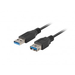  Natec Cable Extreme Media USB-A M/F 3.0 CABLE 1.8M Black