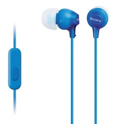 Жични тапи  Sony Headset MDR-EX15AP blue