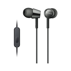 Жични слушалки Sony Headset MDR-EX155AP  black