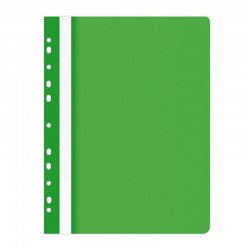 Папка Office Products с прозрачно лице европерф, зелен