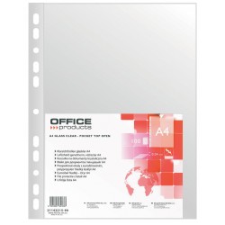 Джоб Office Products с перф.кристал, А4,40микронаопаковка 100