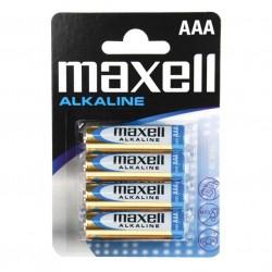 Батерия Maxell, LR03/AAA, 1.5V, алкални, 4 бр, бл