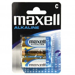 Батерия Maxell, LR14, алкални, 2 броя, блистер