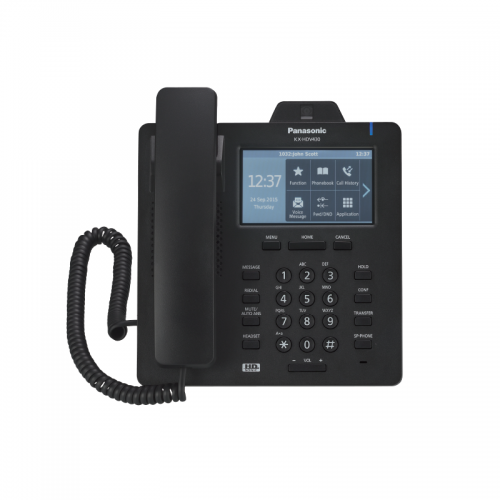 Стационарен VoIP телефон Panasonic KX-HDV430 - Черен