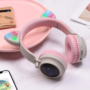 Безжични детски слушалки Catear CA-028 - Розови