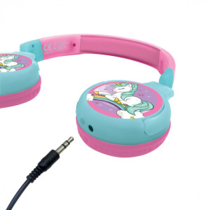 Безжични детски слушалки Lexibook UNICORN - Blue