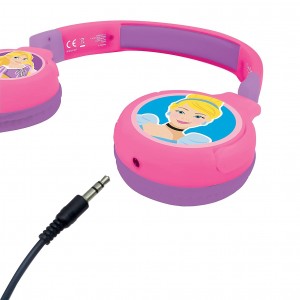 Безжични детски слушалки Lexibook DISNEY PRINCESS - Pink
