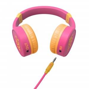 Жични детски слушалки Energy LOL&ROLL POP - Pink