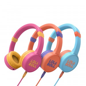 Жични детски слушалки Energy LOL&ROLL POP - Pink