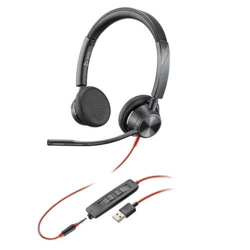 Plantronics Blackwire 3325 USB-A and 3.5 mm jack - Headphones with microphone