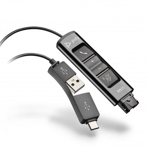 Aдаптер Poly DA85-M USB-A/C към QD 