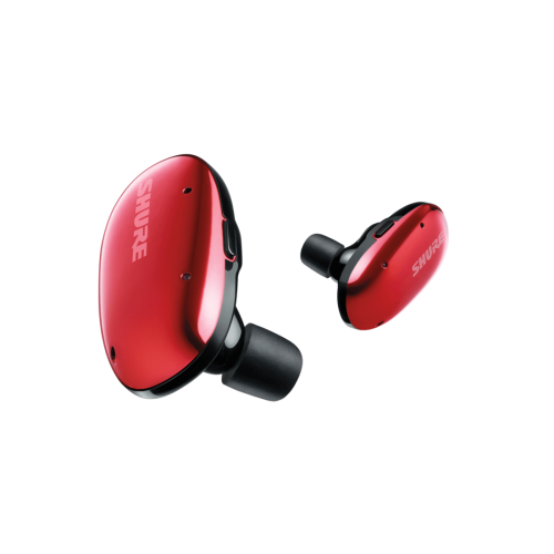 Безжични слушалки SHURE AONIC Free - Crimson Chrome