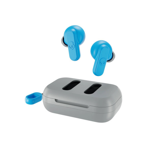 Безжични слушалки Skullcandy DIME True Wireless - Light Grey/Blue