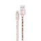 Кабел Tellur GRAFFITI USB към Lightning, 3A, 1м - Pink
