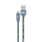 Кабел Tellur GRAFFITI USB към Lightning, 3A, 1м - Blue