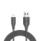 Силиконов кабел Tellur от USB към Lightning - Черен