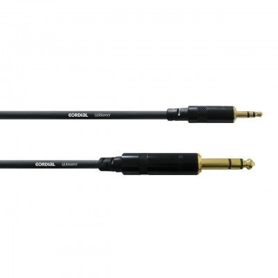 Аудио кабел Cordial CFM WV 6,3 мм към 3,5 мм - 1,5 м