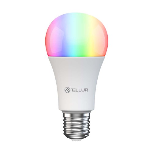 Wi-Fi Smart крушка Tellur BULB E27 II, 9W - Бяла и RGB светлина 